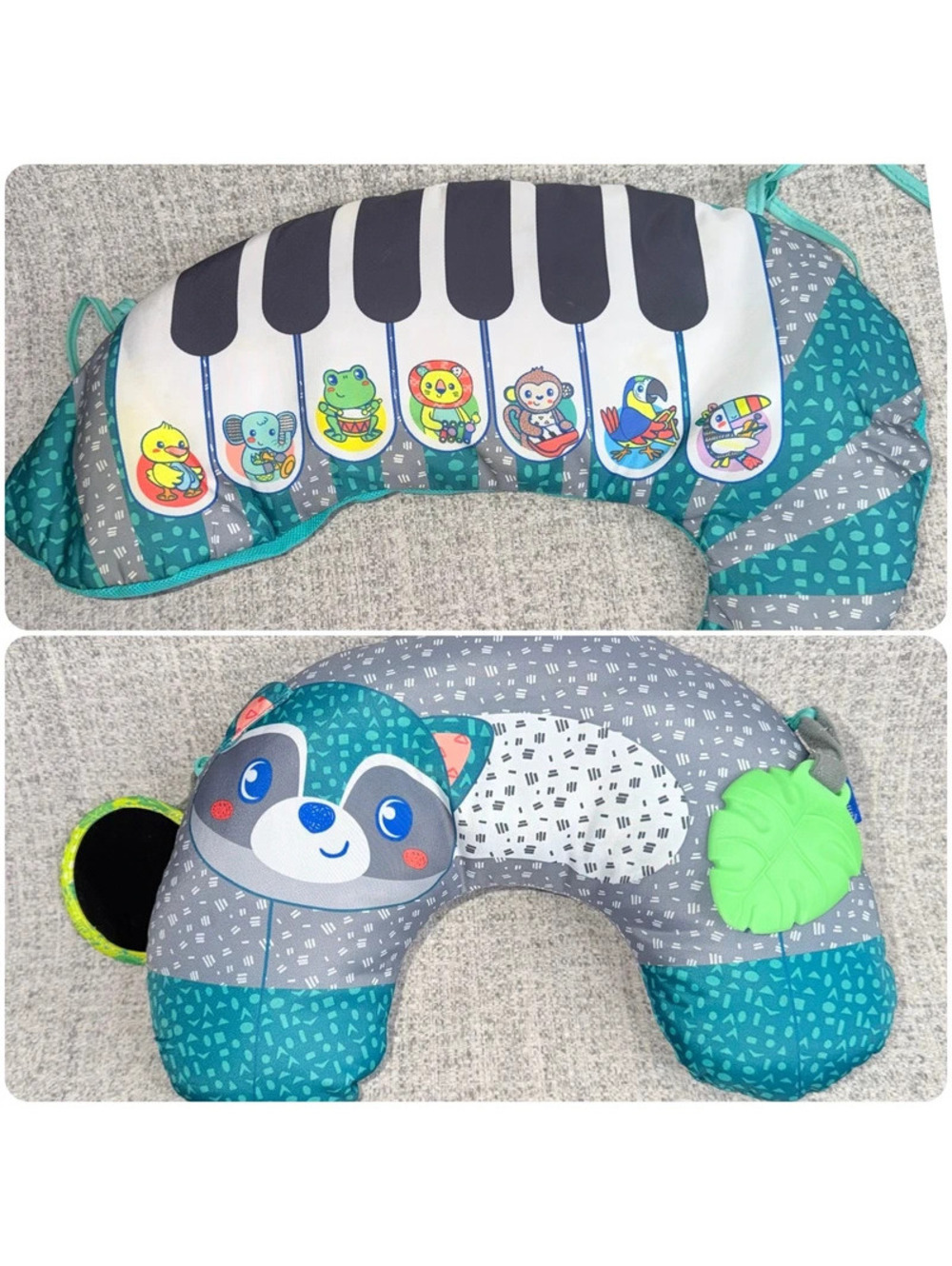 Infantino 3-in-1 Grow-With-Me Tummy Time Kicking Piano Activity Gym Baby Toy